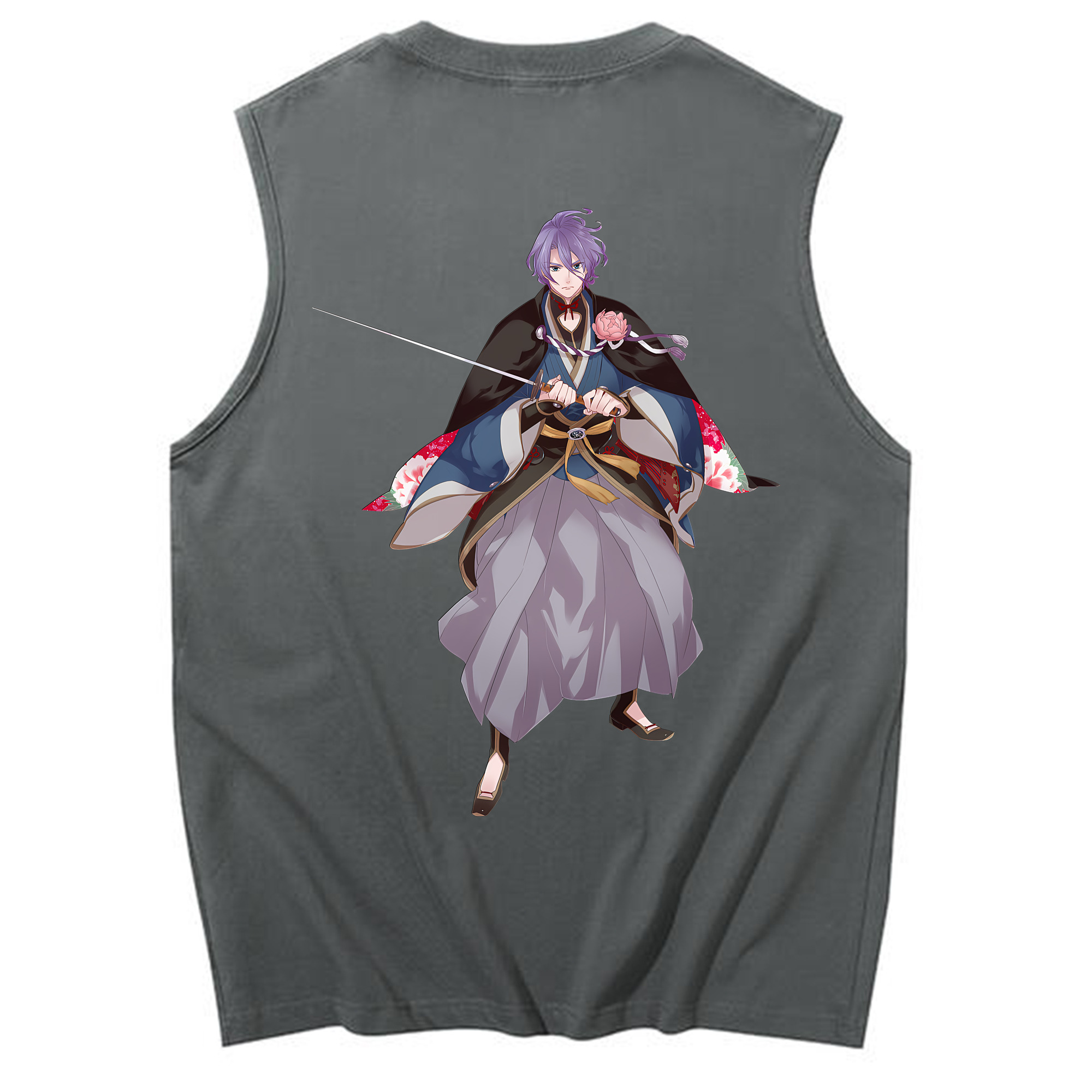 （画像用） 刀剣乱舞 Touken Ranbu コットン100％タンクトップ（背面プリント）